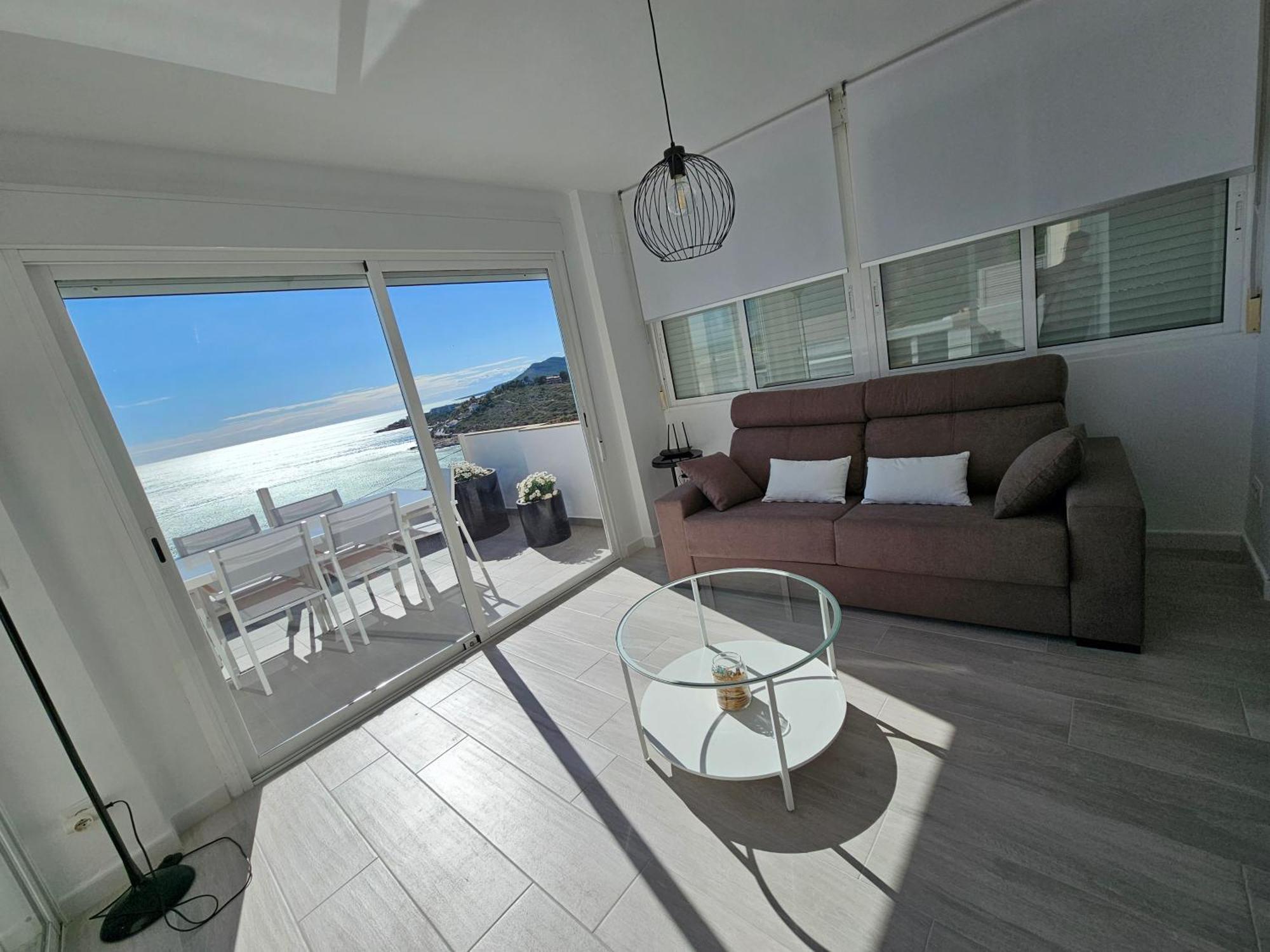 Fantastico Duplex Con Vistas Impresionantes Al Mar Apartment เพนิสโคลา ภายนอก รูปภาพ