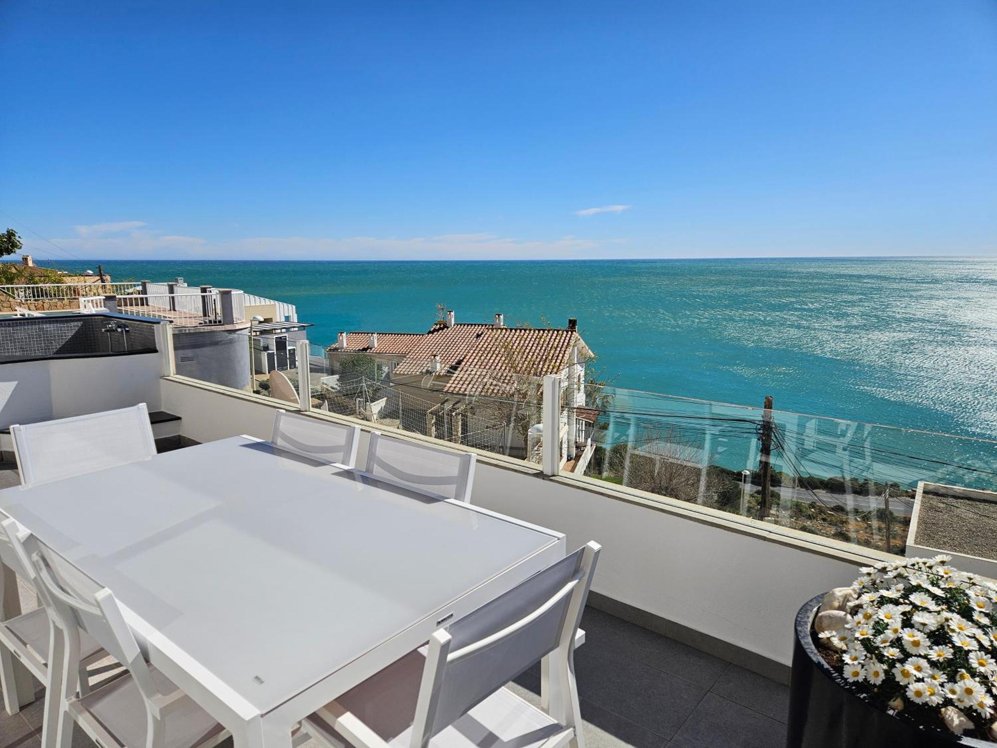 Fantastico Duplex Con Vistas Impresionantes Al Mar Apartment เพนิสโคลา ภายนอก รูปภาพ