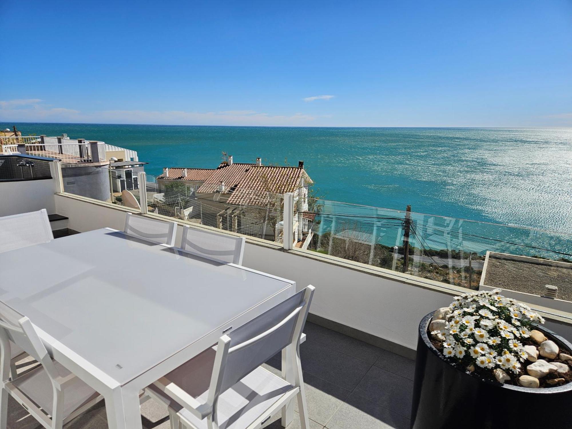 Fantastico Duplex Con Vistas Impresionantes Al Mar Apartment เพนิสโคลา ภายนอก รูปภาพ
